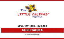 Guru Tadika / SPM / RM1,000 – RM1,300