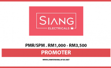 Promoter / PMR/SPM / RM1,000 – RM3,500