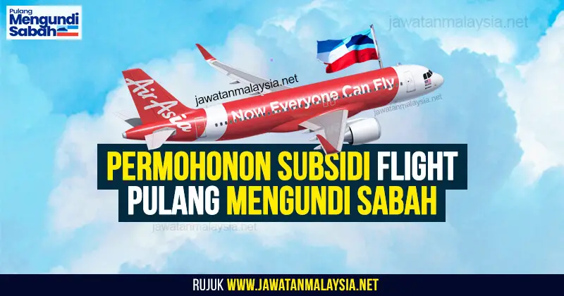 Post image for Permohonan Bantuan Pulang Mengundi Sabah 2020 – Subsidi Tiket Penerbangan Sehingga 50% – 100%.