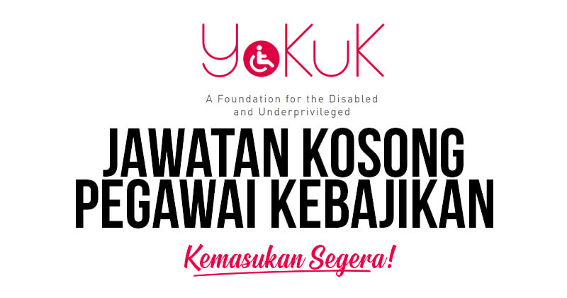 Post image for Jawatan Kosong Yayasan OKU Kelantan (YOKUK) 2020