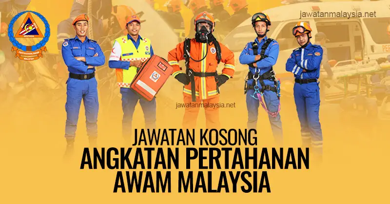 Post image for Jawatan Kosong Angkatan Pertahanan Awam Malaysia (APM) 2020