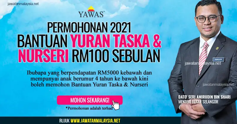 Post image for [Rasmi] Permohonan Bantuan Yuran Taska & Nurseri RM100 Sebulan 2021
