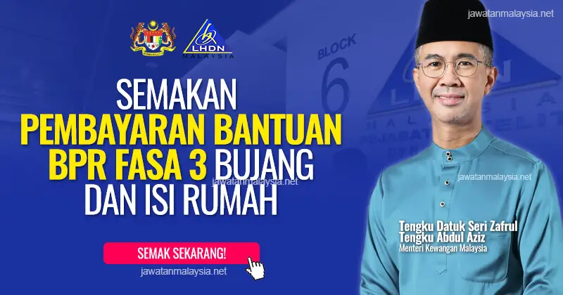 Post image for [Terkini] Pembayaran Bantuan Prihatin Rakyat (BPR) Fasa 3 2021
